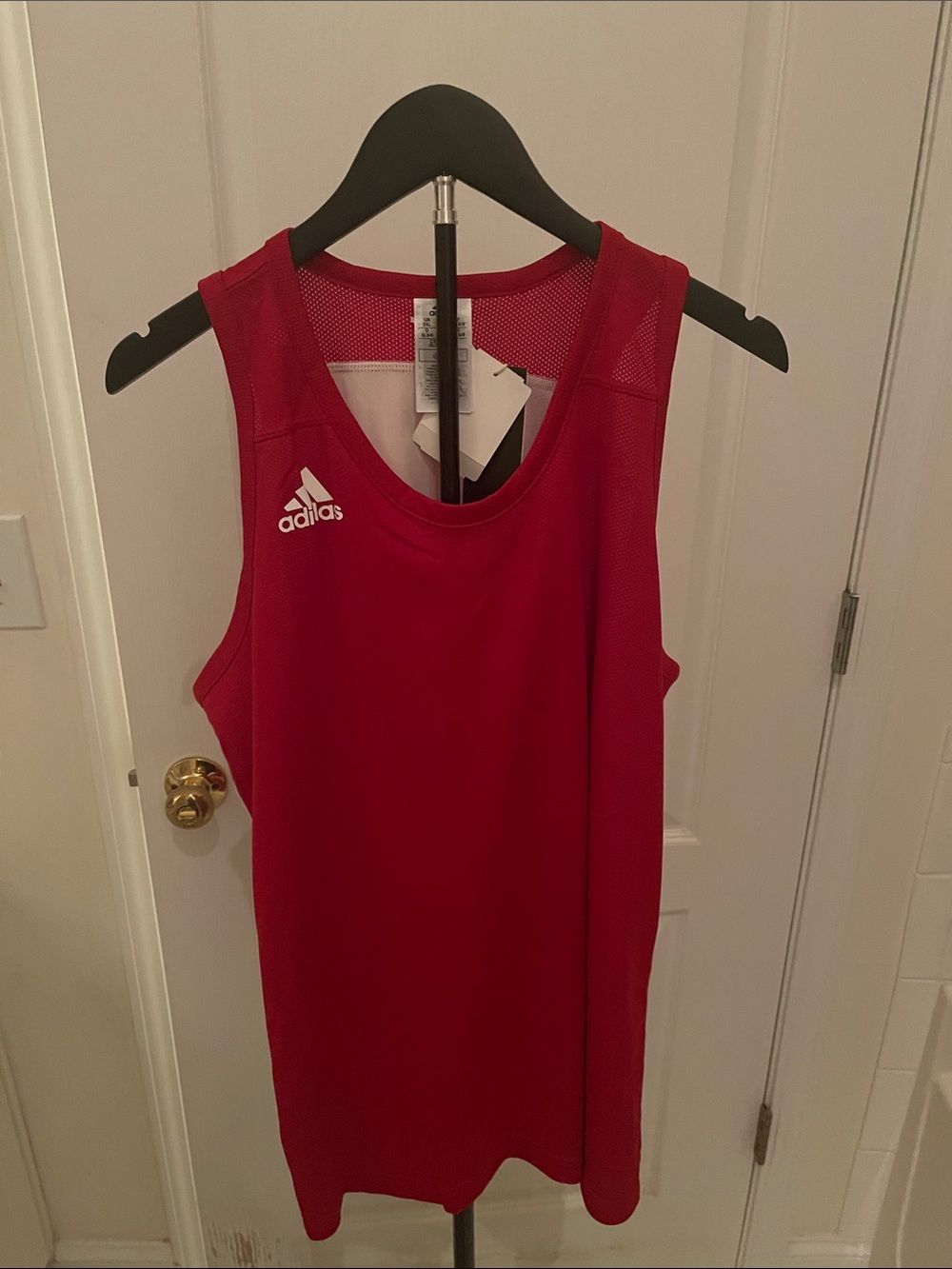 Adidas Active Red Mesh Training Tank Top